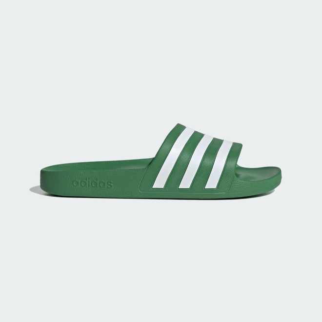 adidas Adilette Aqua Slides Preloved Green Cloud White IH2690