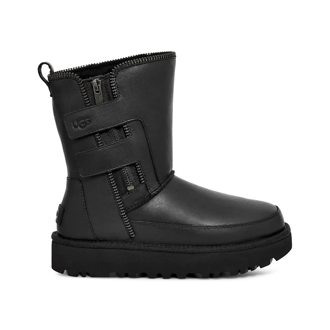 UGG Classic Short Moto Boot Black (Women's) 1164710-BLK