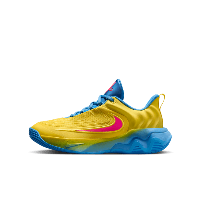 Nike Giannis Immortality 4 Lightning University Blue Hyper Pink (GS) FZ6734-700