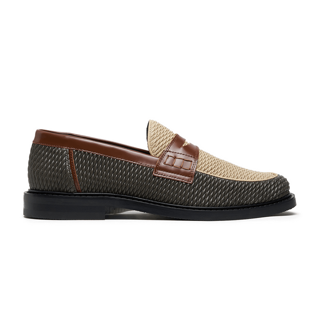 Filling Pieces Loafer Reed 'Beige/Green' 64041990