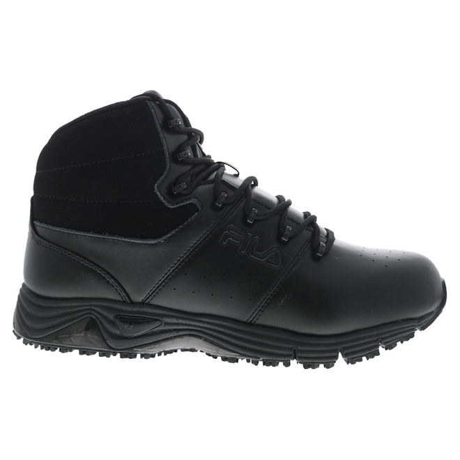 Fila Memory Breach Slip Resistant Steel Toe Triple Black 1SH40238-001