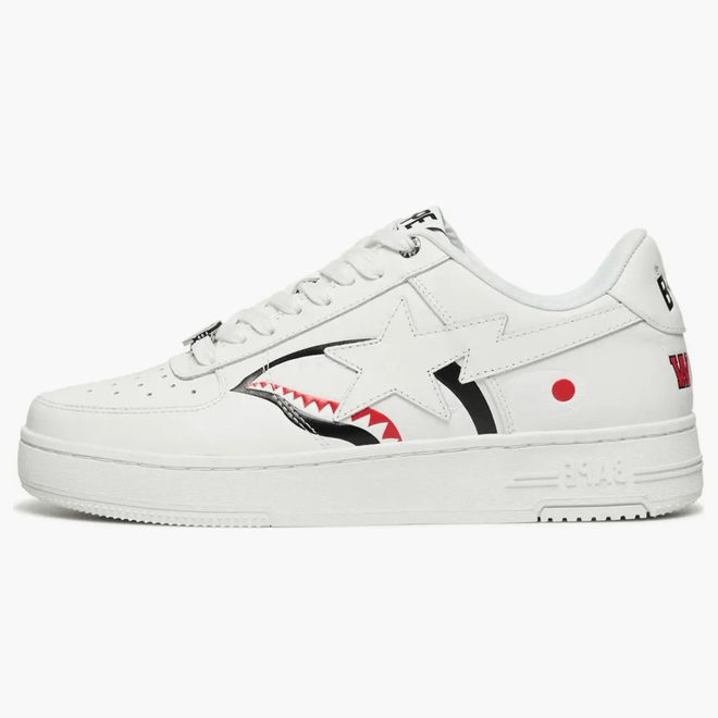 A Bathing Ape Bape Sta Low Shark Pack White 1K80-191-307-WHT
