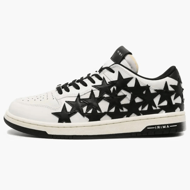 AMIRI Stars Low Top White Black PS24MFS025-001
