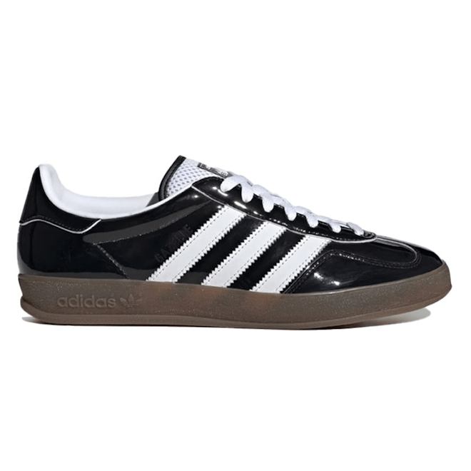 adidas Gazelle Indoor Core Black Patent Leather JQ8124