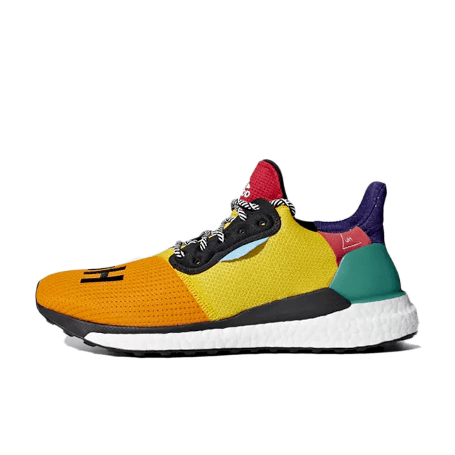 adidas Womens Pharrell Williams Solar Hu Glide 'Bold Gold' DB3038