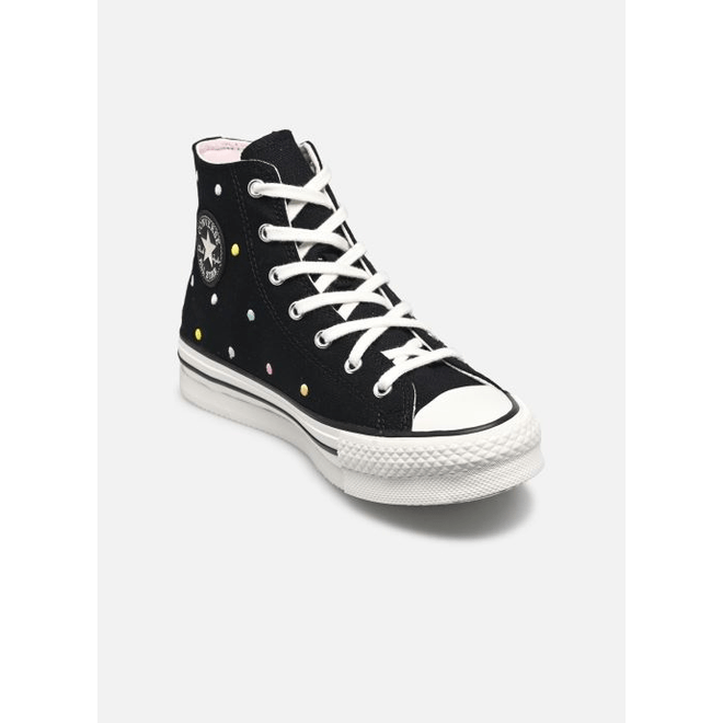 Converse Chuck Taylor All Star Lift Polka Dots Platform Black/Vintage White/Egret A12608C