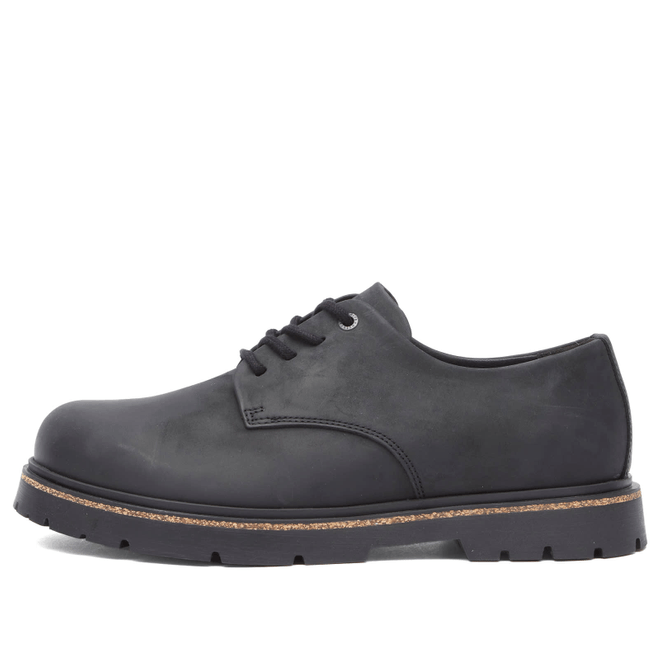Birkenstock Highwood Lace Low  Black Oiled Leather 1028173