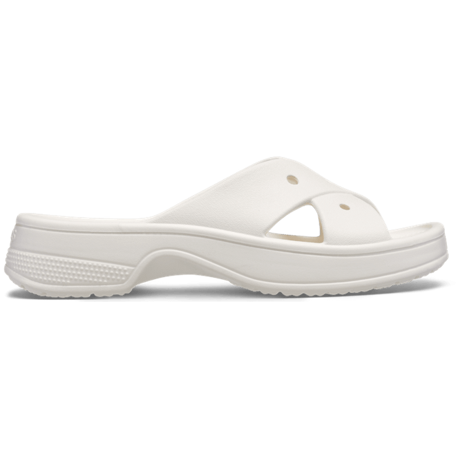 Crocs Classic Cross Strap Slides Chalk  210840-0WV