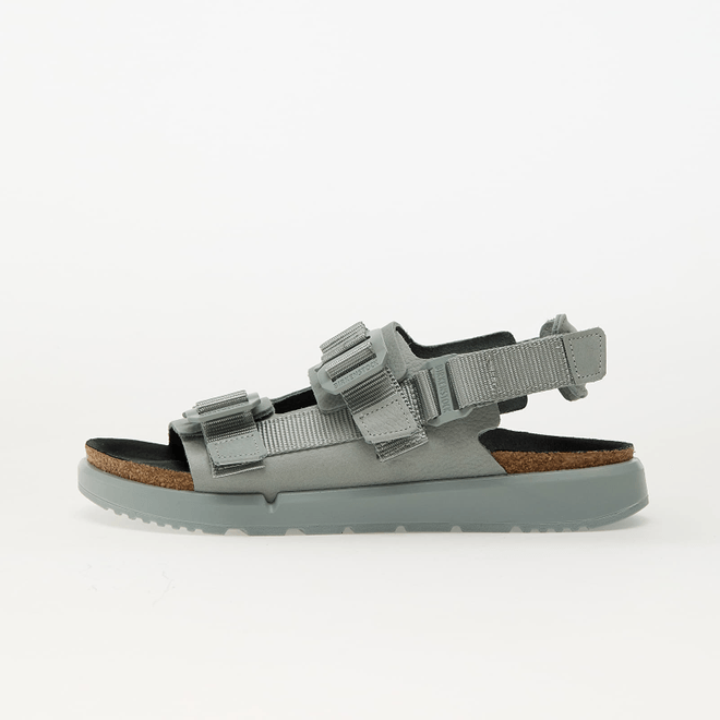 Birkenstock Shinjuku Natural Leather/Textile Pure Sage  1029581