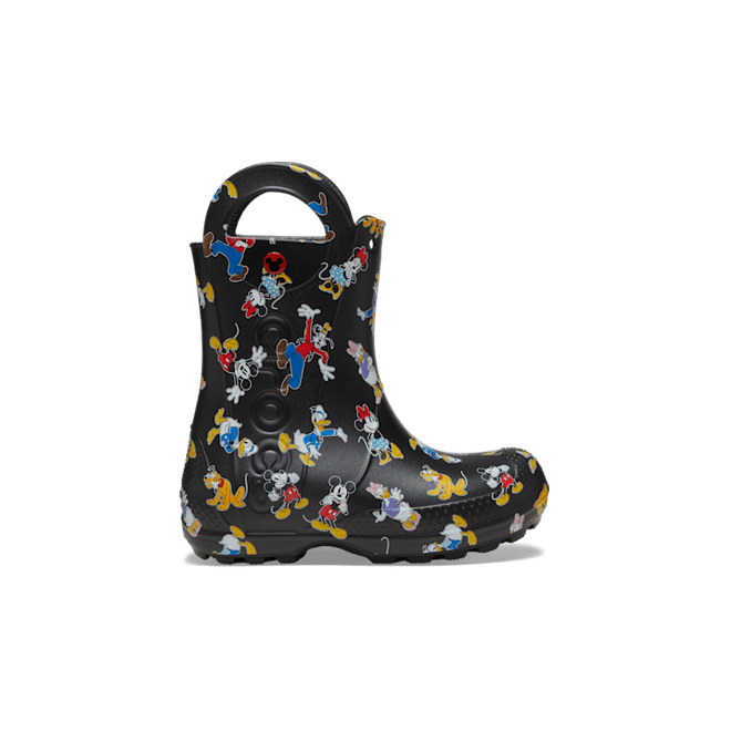 Crocs Kids Toddlers Mickey Mouse and Friends Handle It Rain Boot Boots Multi  211146-90H