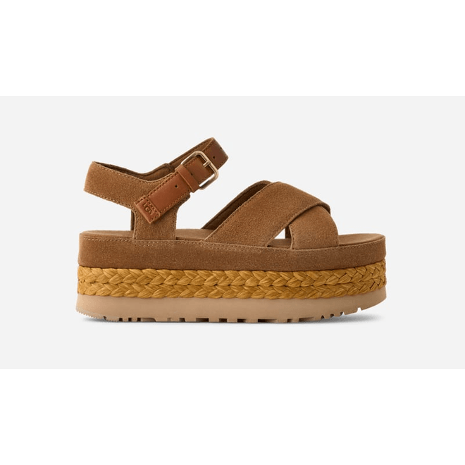 UGG® Aubrey Platform Sandal Women Brown 1167471-CHE