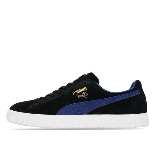 Puma Clyde Black Purple Brand New 361466-02