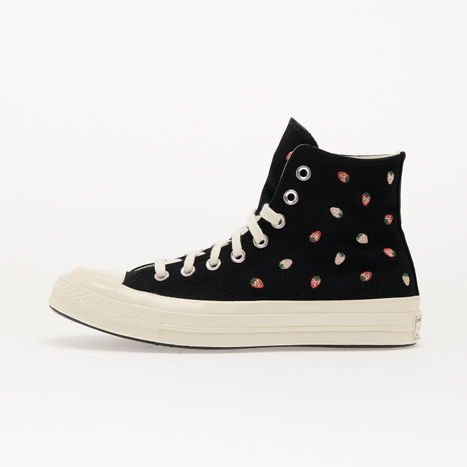 Converse Chuck 70 Embroidered Strawberries Black/Soft Red/Green A14944C