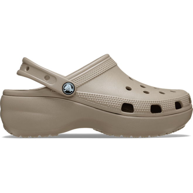 Crocs Classic Platform Clogs Taupe  206750-214