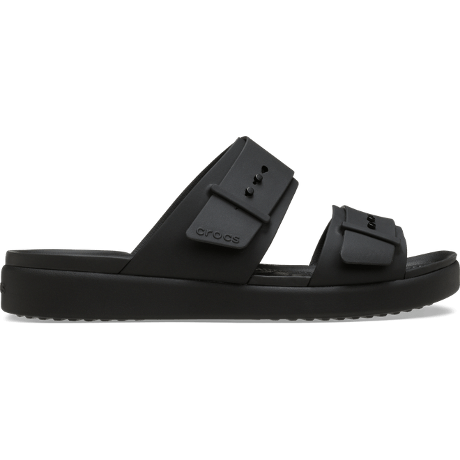 Crocs Women Brooklyn Buckle Low Low Sandals Black  211215-001