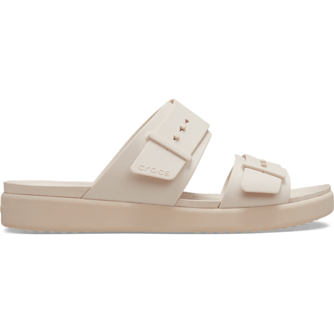 Crocs Women Brooklyn Buckle Low Low Sandals Quartz  211215-6UR