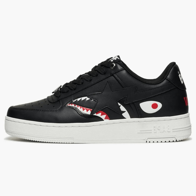 A Bathing Ape Bape Sta Low Shark Pack Black 1K80-191-307-BLK