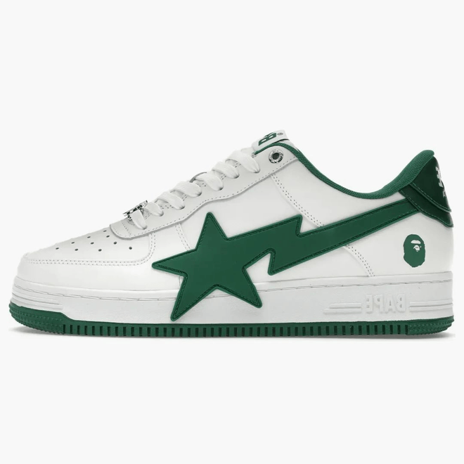 A Bathing Ape Bape Sta Os #2 White Green 1K20-191-314-GRN
