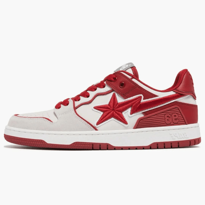 A Bathing Ape Sk8 Sta #5 Red 1K30-191-312-RED
