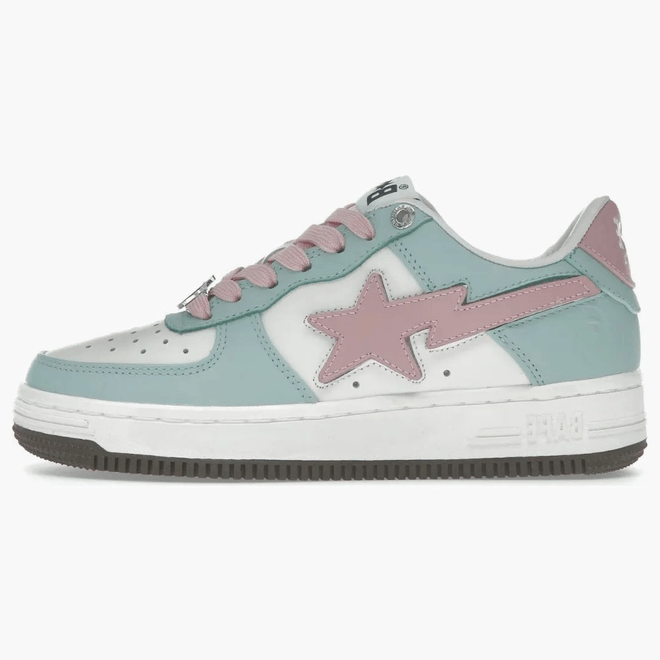 A Bathing Ape Bape Sta Low #4 Green Blue Pink 001FWJ301011-GRN 