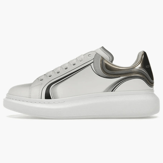 Alexander Mcqueen Oversized White Silver 750336WIDJP8834