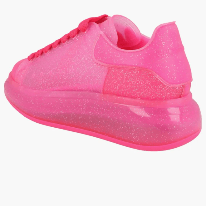 Alexander Mcqueen Oversized Bright Pink Glitter (women's) 718267-W4V21-5433