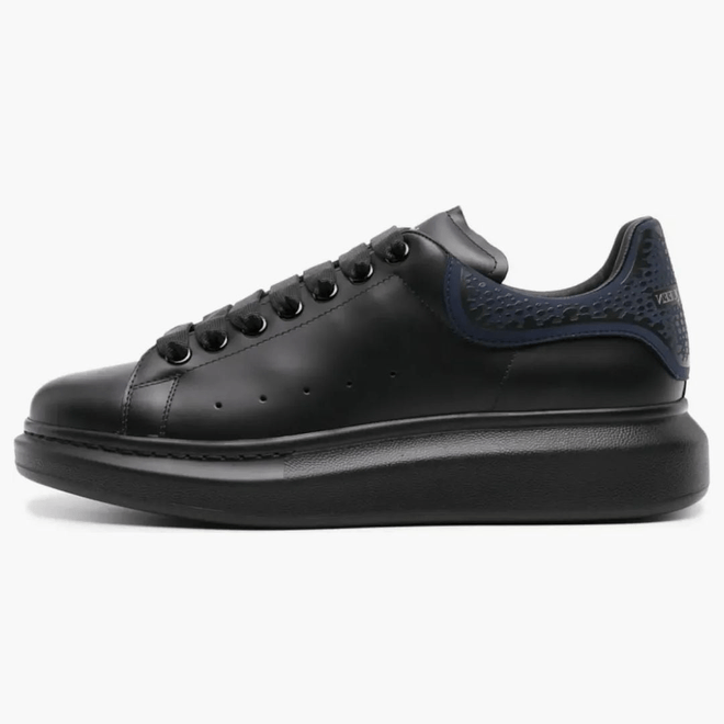 Alexander Mcqueen Oversized Black Blue Croc 794507WIFT71093