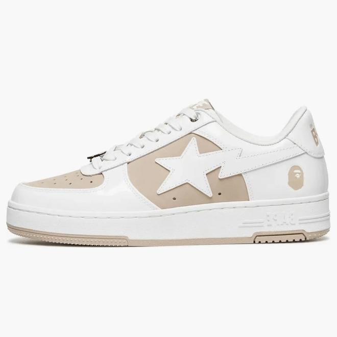 A Bathing Ape Bape Sta Low #6 White Beige 1K80-191-306-BEI