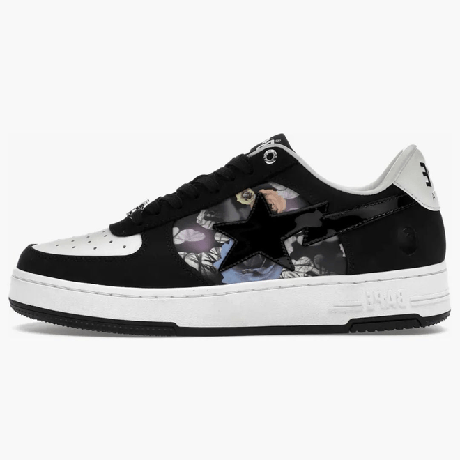 A Bathing Ape Bape Sta #2 Black Multi Roses 1K80191302-BLK
