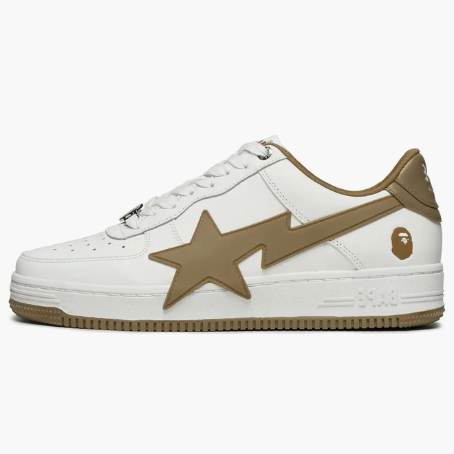 A Bathing Ape Bape Sta Os #2 White Beige 1K20-191-314-BEI