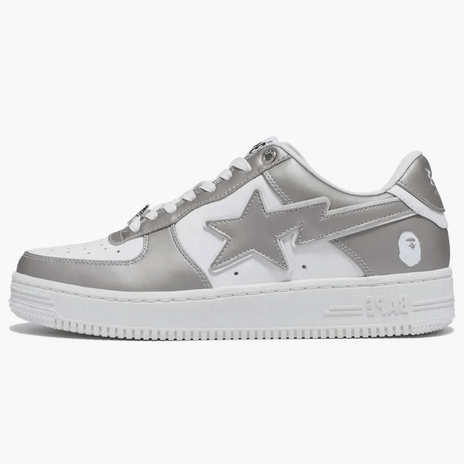 A Bathing Ape Bape Sta #4 Silver 1J80-191-053-SVA