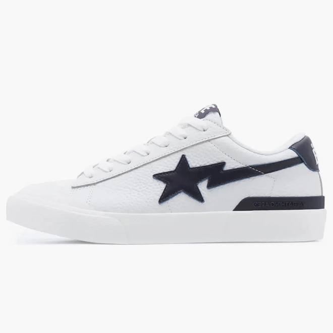 A Bathing Ape Mad Sta White Navy 1J20-191-012-NVY 