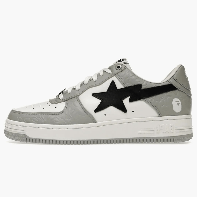 A Bathing Ape Bape Sta Low Grey Black 001FWH701002_WHT_A