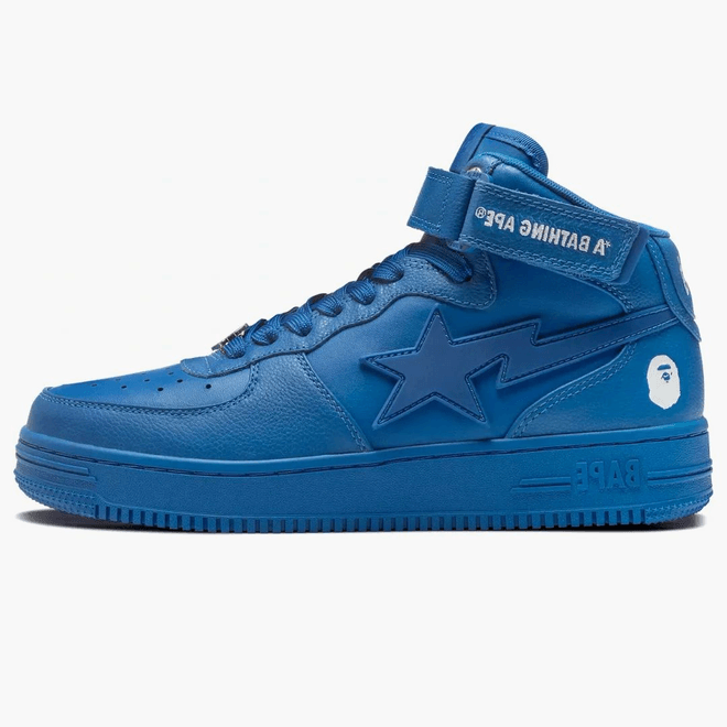 A Bathing Ape Bape Sta Mid Blue 001FWH701003-BLU