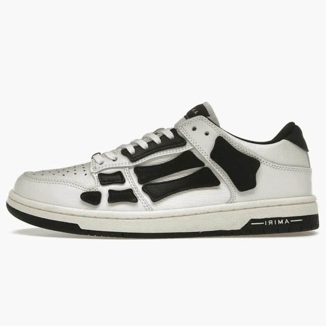 Amiri Skel Top Low White Black White PS22MFS003-111 