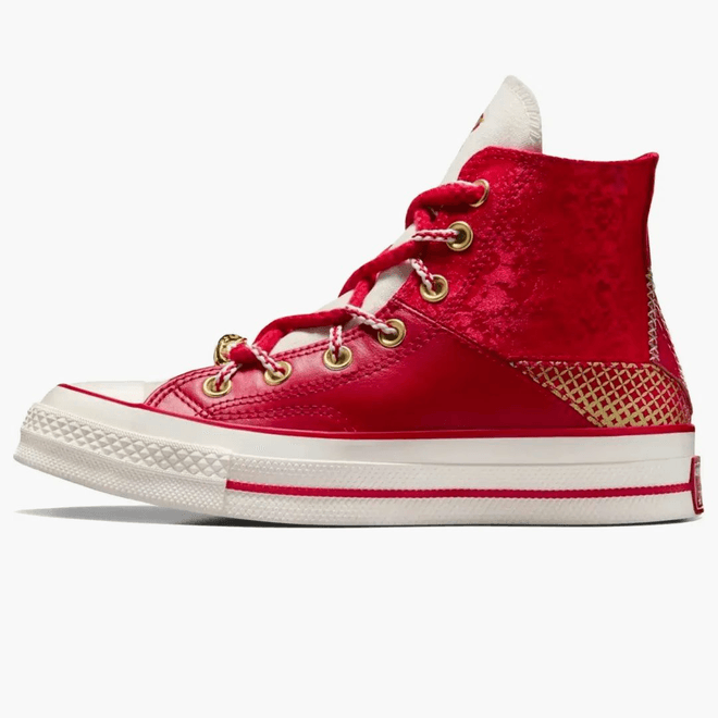Converse Chuck 70 Hi Lunar New Year Enamel Red Snakeskin A13349C