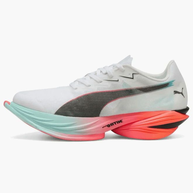 Puma Fast-r Nitro Elite 3 White Glowing Red Mint 312060-01