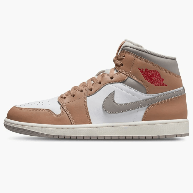 Jordan 1 Mid Rattan White College Grey DQ8426-200