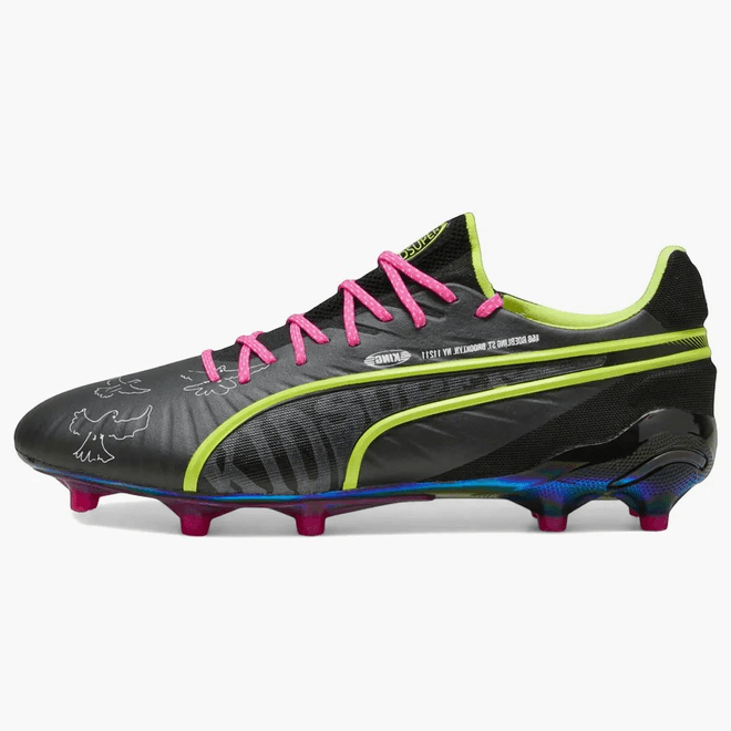 Puma King Ultimate Fg/ag Kidsuper Black Electric Lime 108437-01