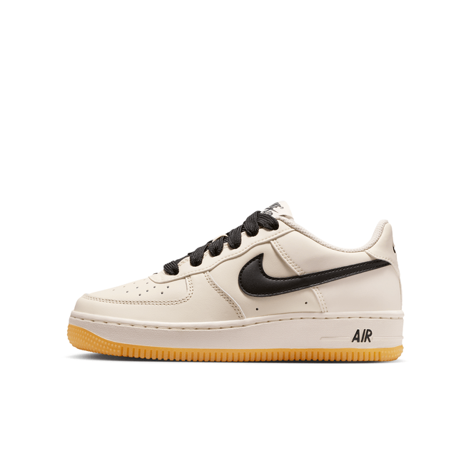 Nike Air Force 1 Low Lv8 Soft Pearl Gum Black (gs) HQ1911-002
