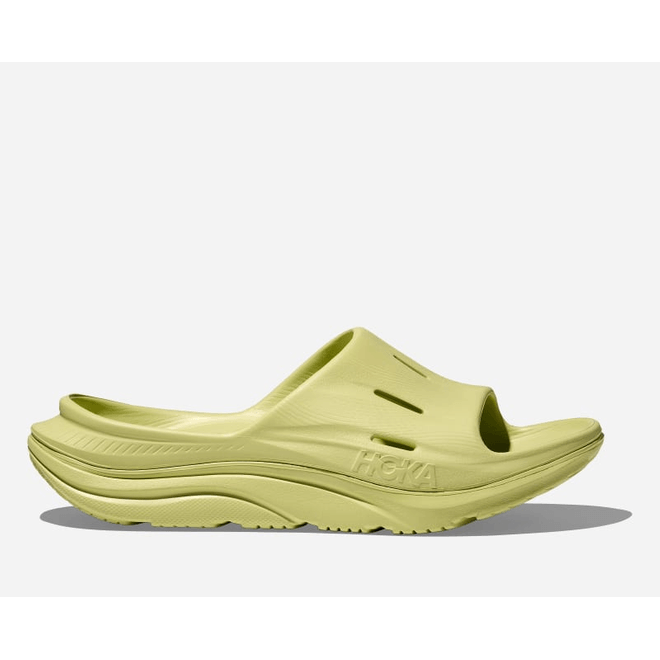 HOKA Ora Recovery Slide 3 in Honeydew/Honeydew, Size M10.5/ W11.5 Honeydew 1135061-HHN