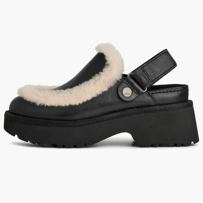 UGG® Esmee Leather Clog Black 1171507-BLK