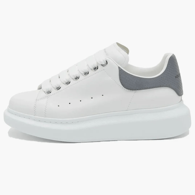 Alexander Mcqueen Oversized Snake Print White Grey (women's) 718232WIEE79154