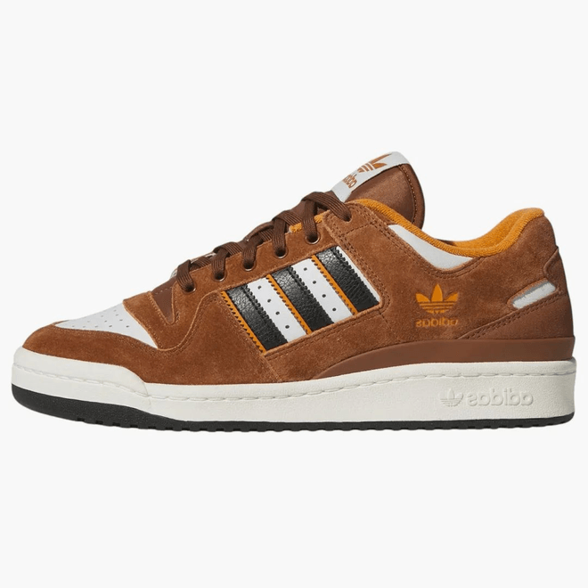 Adidas Forum 84 Low Adv Crystal White Core Black Rustic Orange JP6076