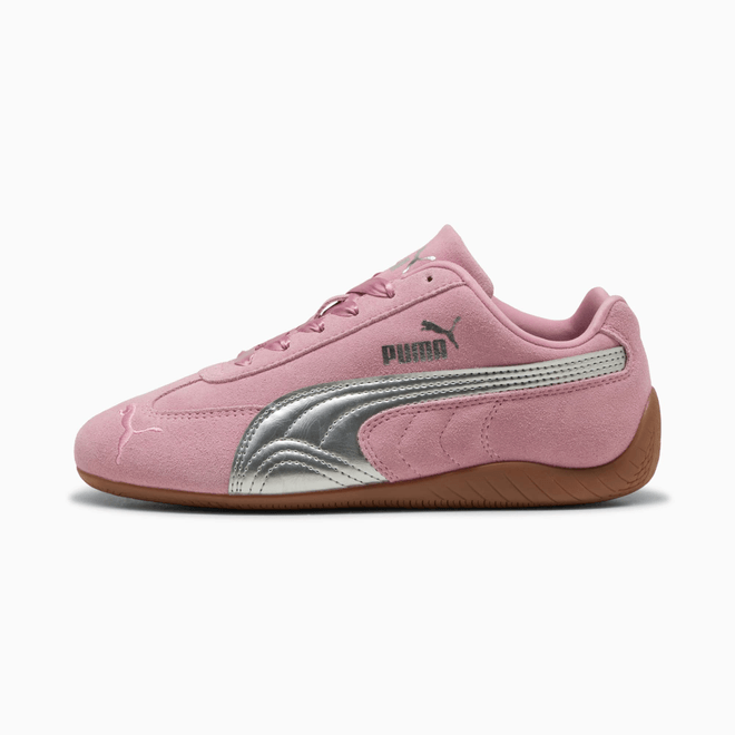 PUMA Speedcat Metallic Jr alpine snow/puma silver Unisex lichtroze Maat 39 Schoenen 404113_03