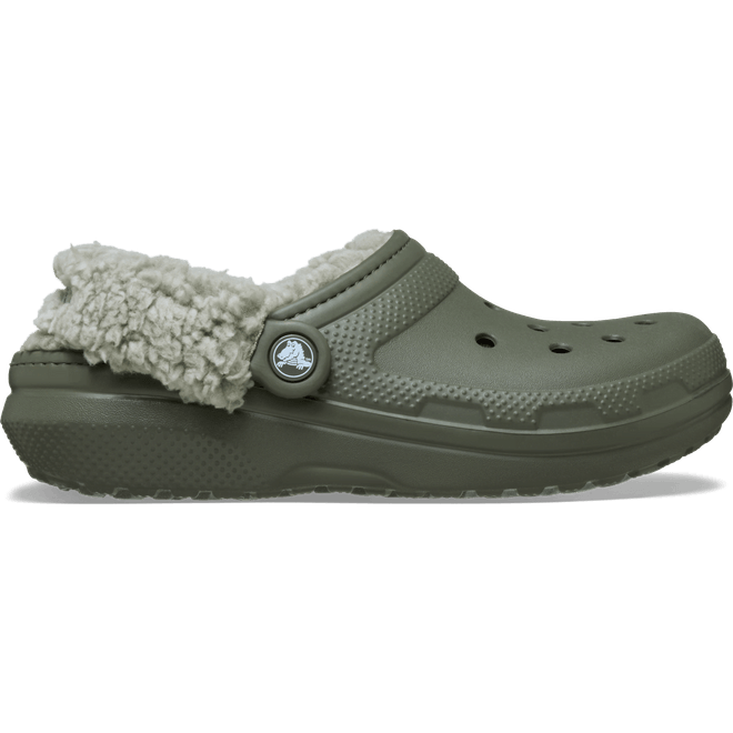Crocs Classic Fleece Lined Clogs Dusty Olive  211396-3J5