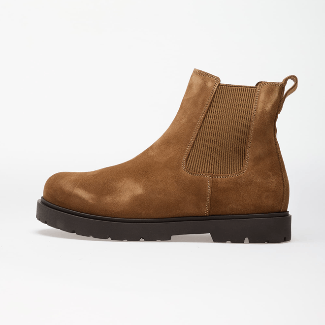 Birkenstock Highwood Slip On Men Suede Leather Dark Tea  1030115