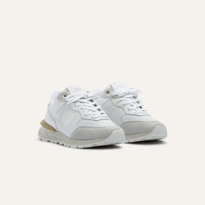 Mason Garments Mason Garments Men's & Women's Trainer Trail Runner Multicolore White MG52-27D