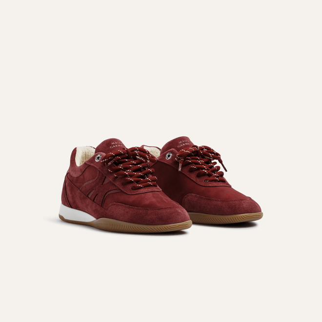 Mason Garments Mason Garments Men's & Women's Trainer Maranello Suede Bordo MG52-25D