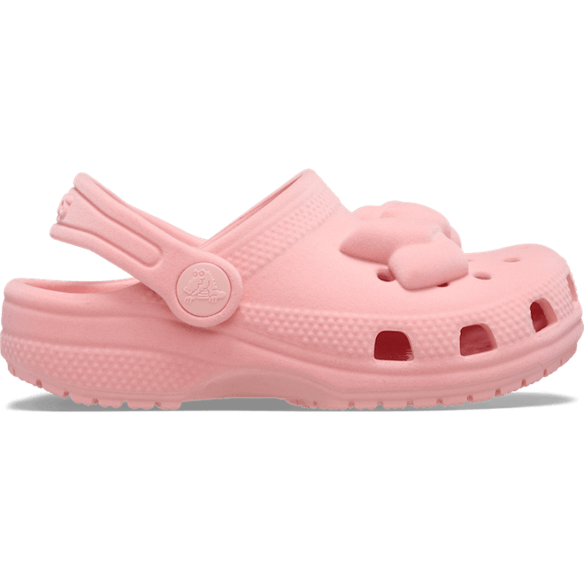Crocs Toddler Classic Velvet Bow Clogs Kinder Powder Pink  211887-78U
